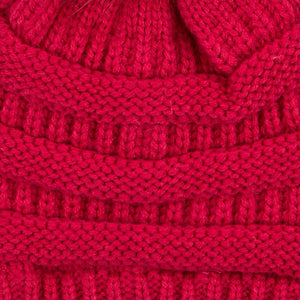 CC Trending Pom School Spirit Colors Beanies Hats - Truly Contagious