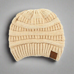 CC Two - Tone Super Soft Popular Beanies Hats - Truly Contagious