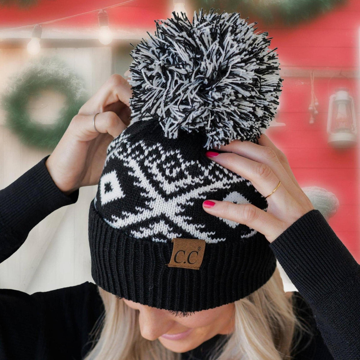CC Western Print Beanie - Truly Contagious