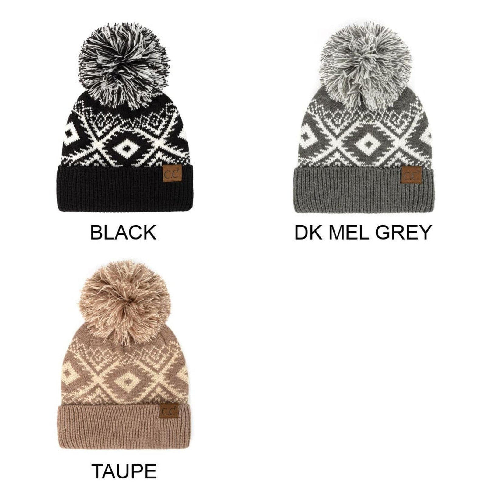 CC Western Print Beanie - Truly Contagious