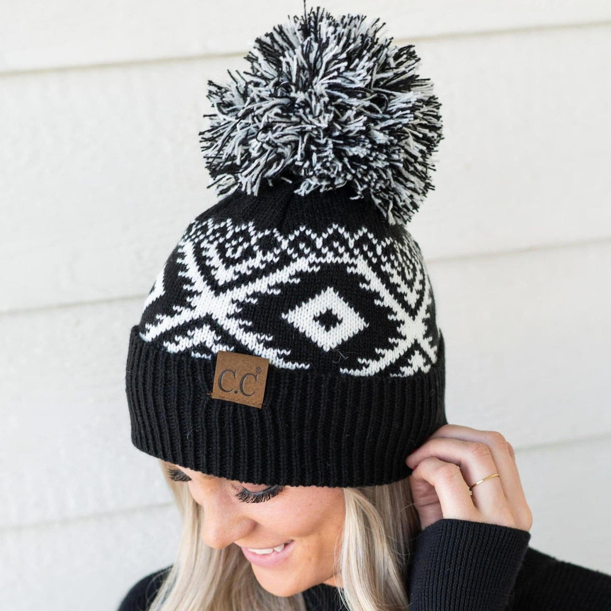 CC Western Print Beanie - Truly Contagious