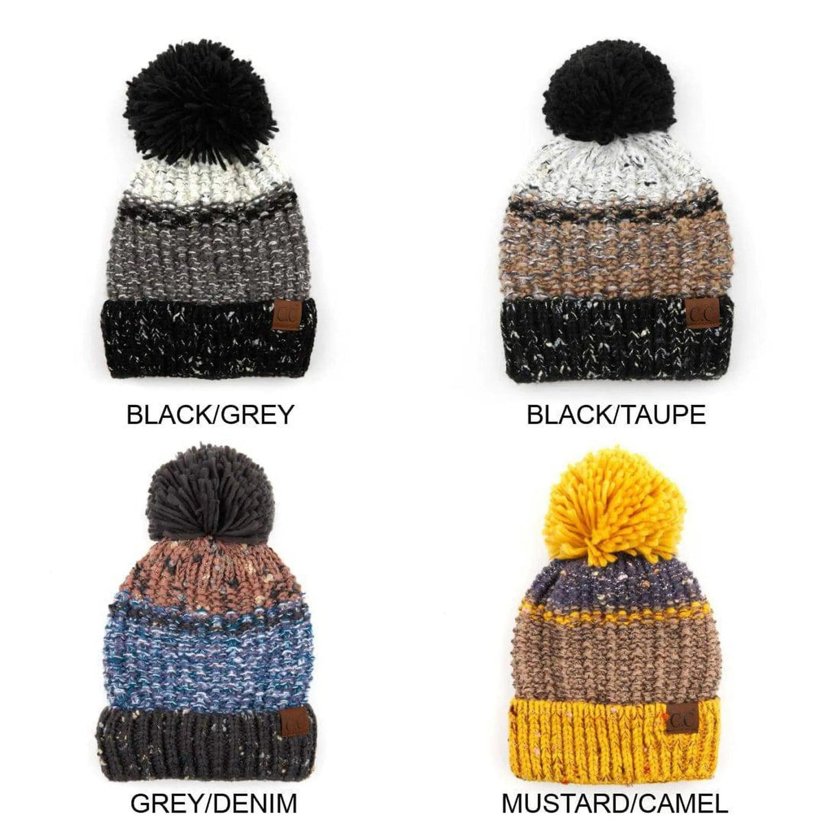 CC Yarn Pom Detailed Beanie - Truly Contagious