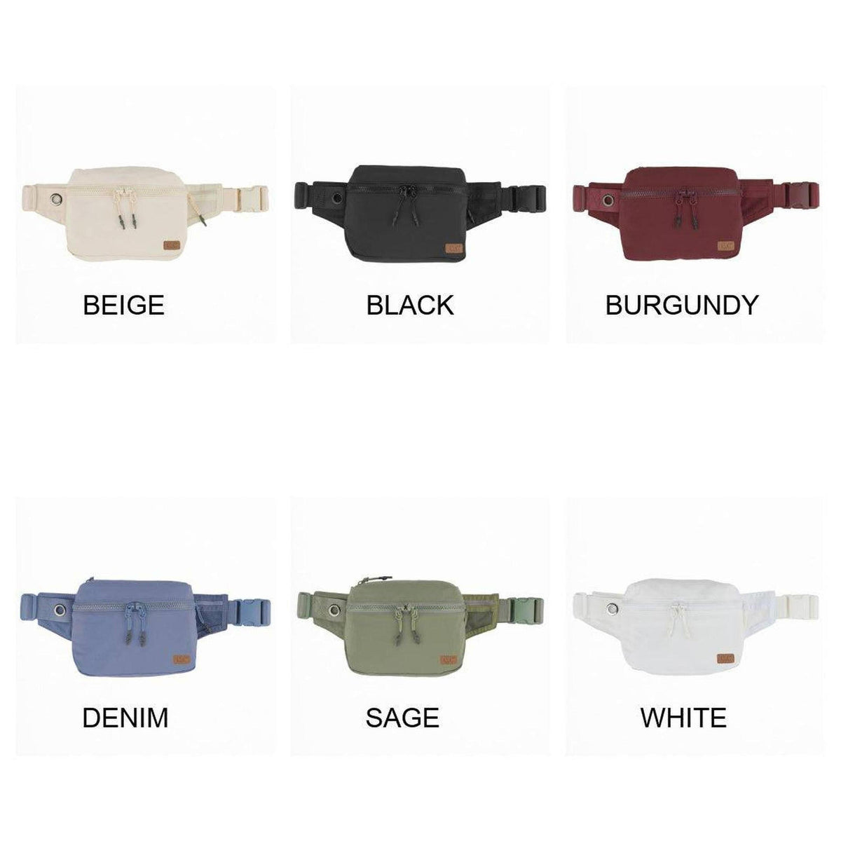 CC Zipper Cross - Body Bag | Sling Pack | Fanny Pack - Truly Contagious