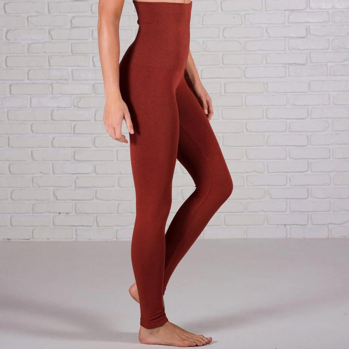 Compression Tummy Control Leggings | Fleece Lined (Yelete) - Truly Contagious