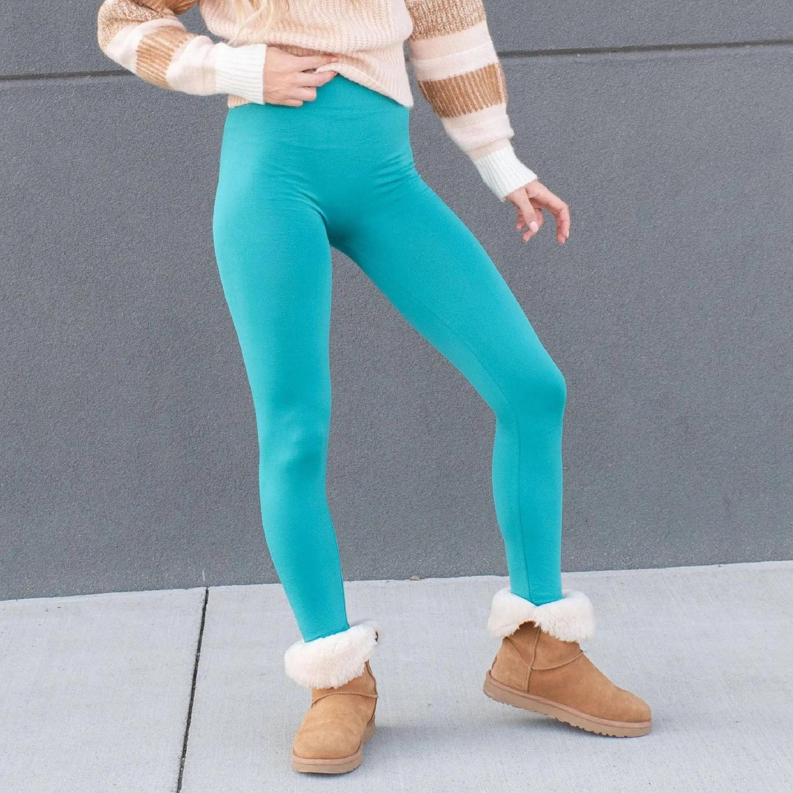 Double Fleece Lined Leggings | Extra Comfy (Mopas) - Truly Contagious