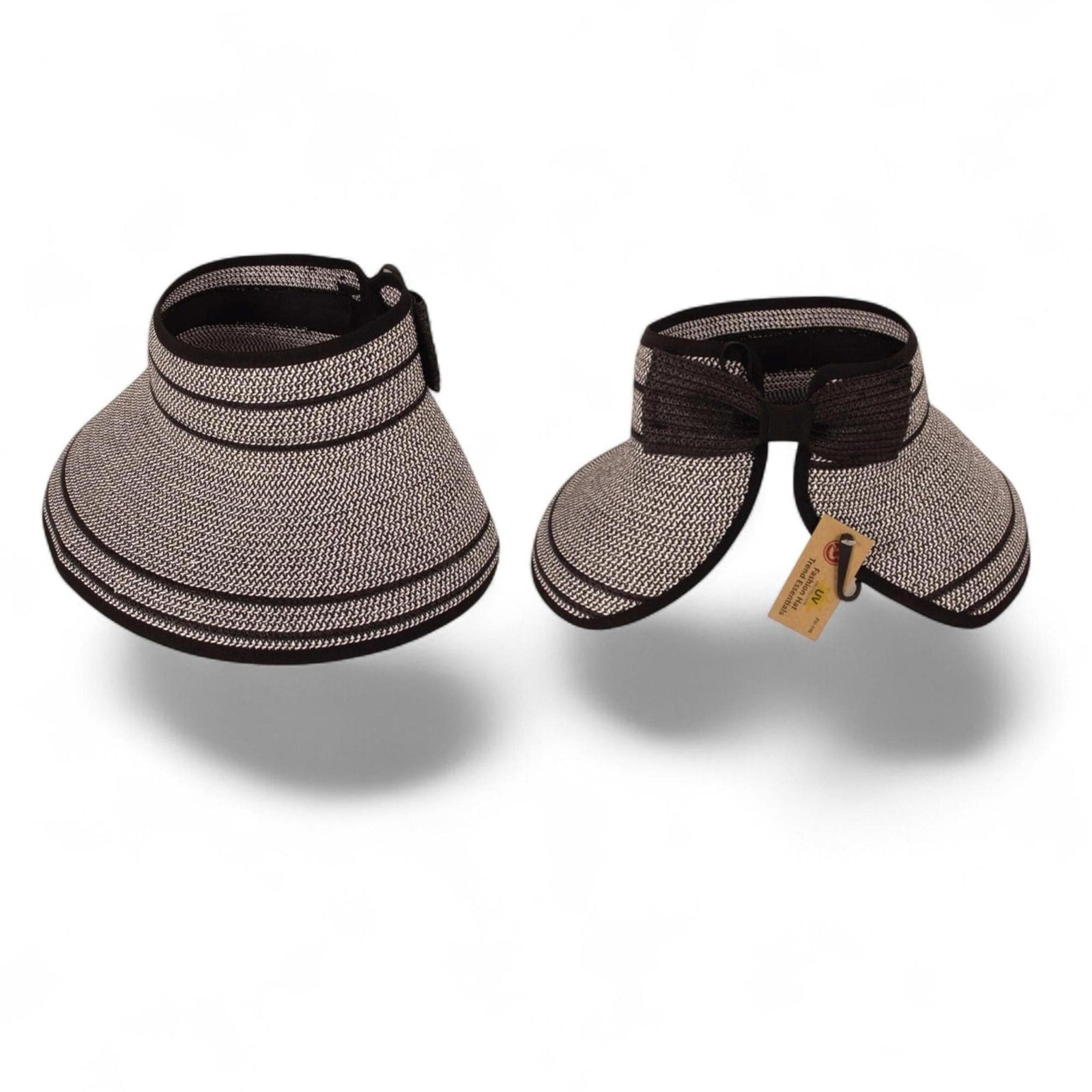 Easy Rollable Straw Visor Hat - Truly Contagious