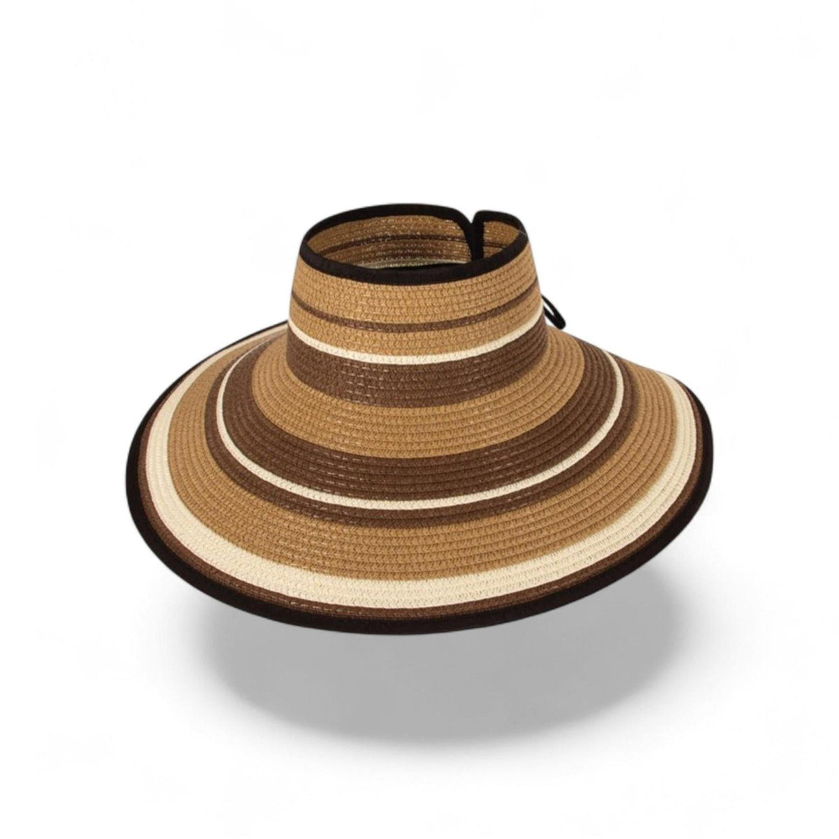 Easy Rollable Straw Visor Hat - Truly Contagious