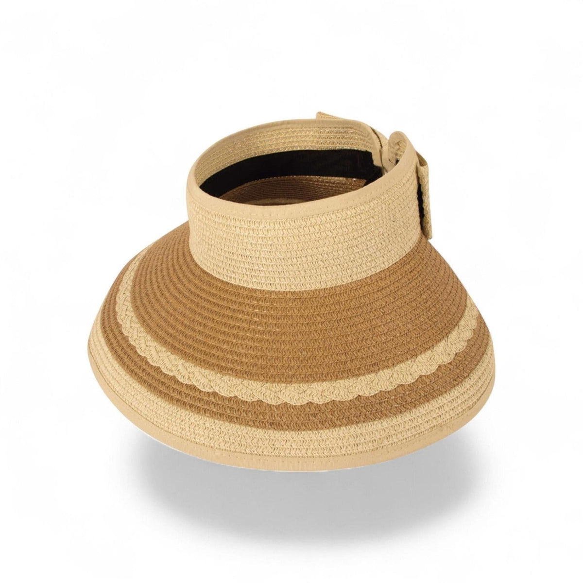 Easy Rollable Straw Visor Hat - Truly Contagious