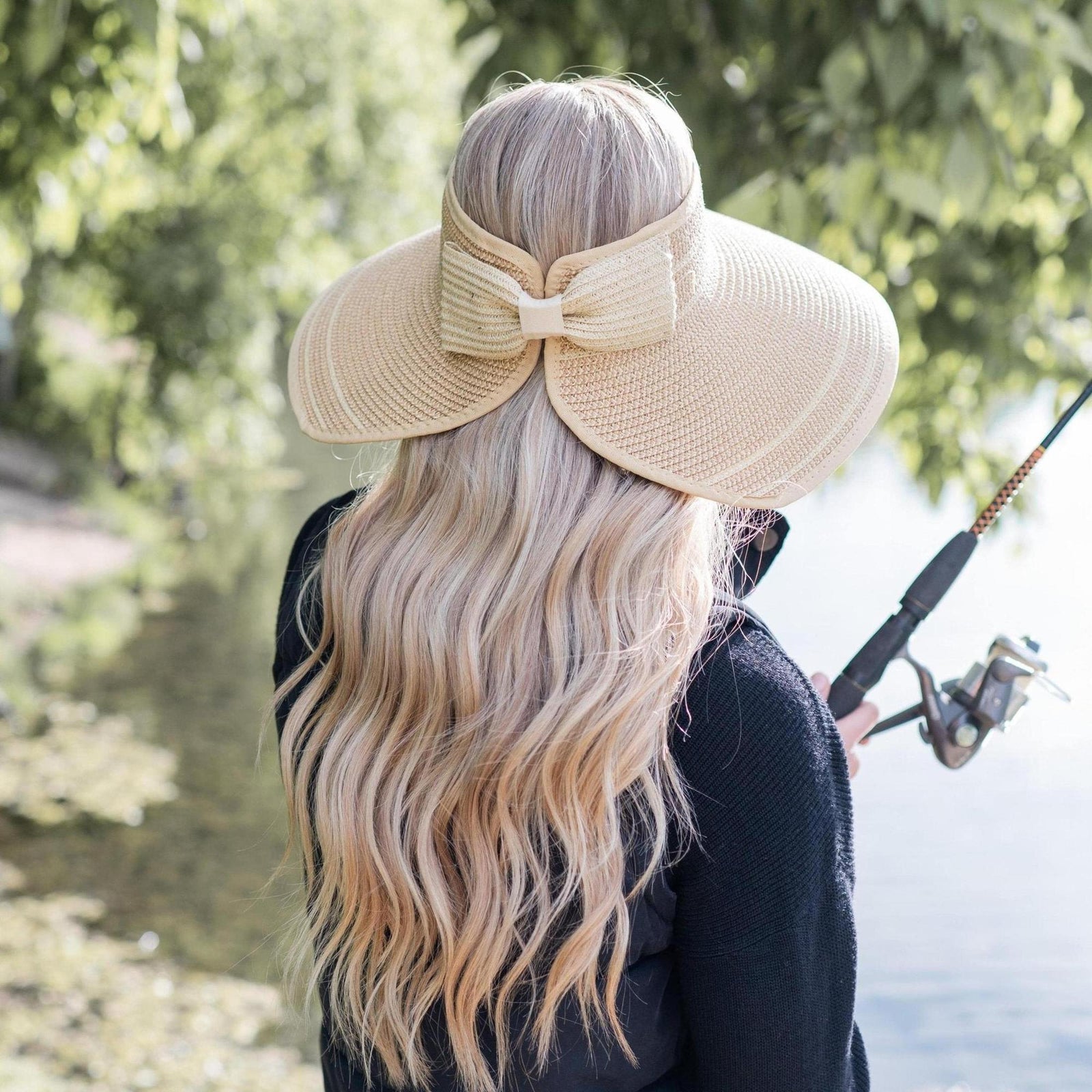 Easy Rollable Straw Visor Hat - Truly Contagious