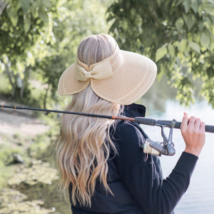 Easy Rollable Straw Visor Hat - Truly Contagious