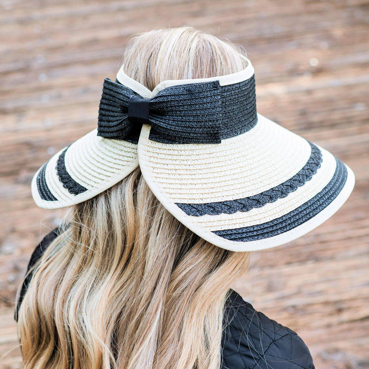 Easy Rollable Straw Visor Hat - Truly Contagious