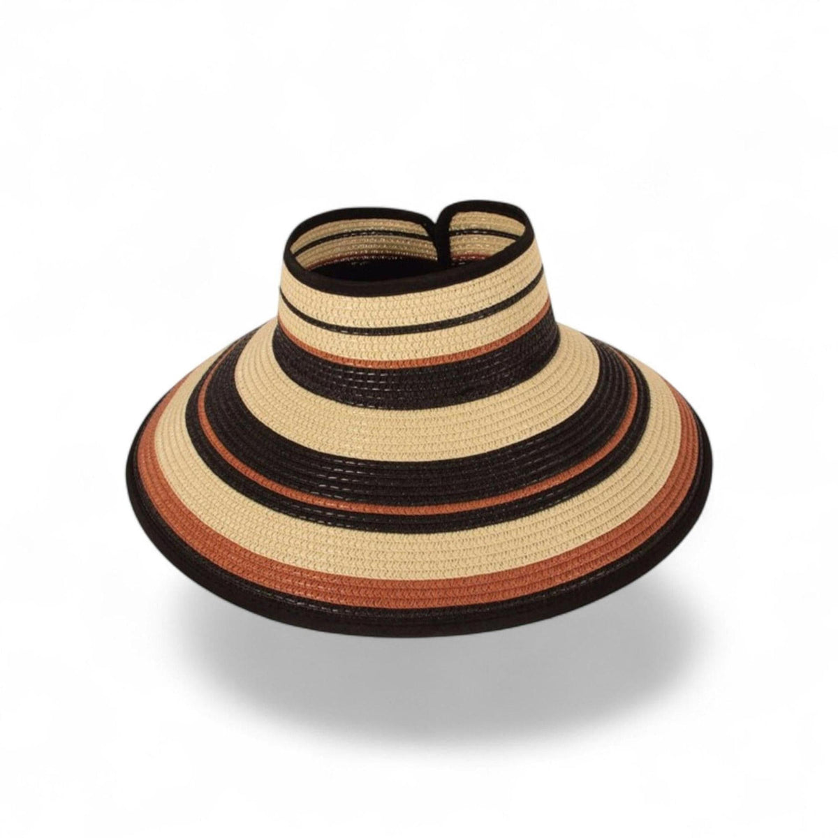 Easy Rollable Straw Visor Hat - Truly Contagious