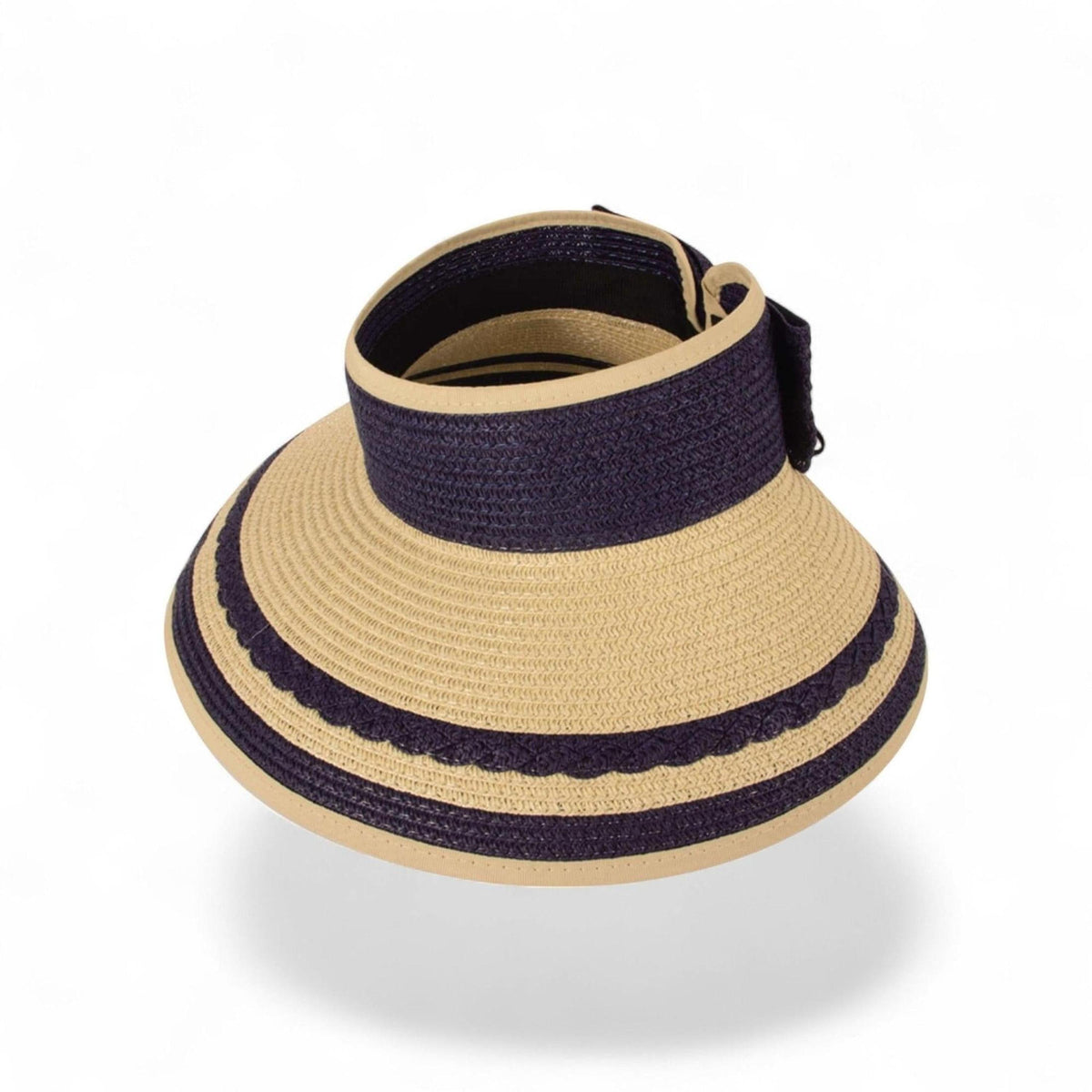 Easy Rollable Straw Visor Hat - Truly Contagious