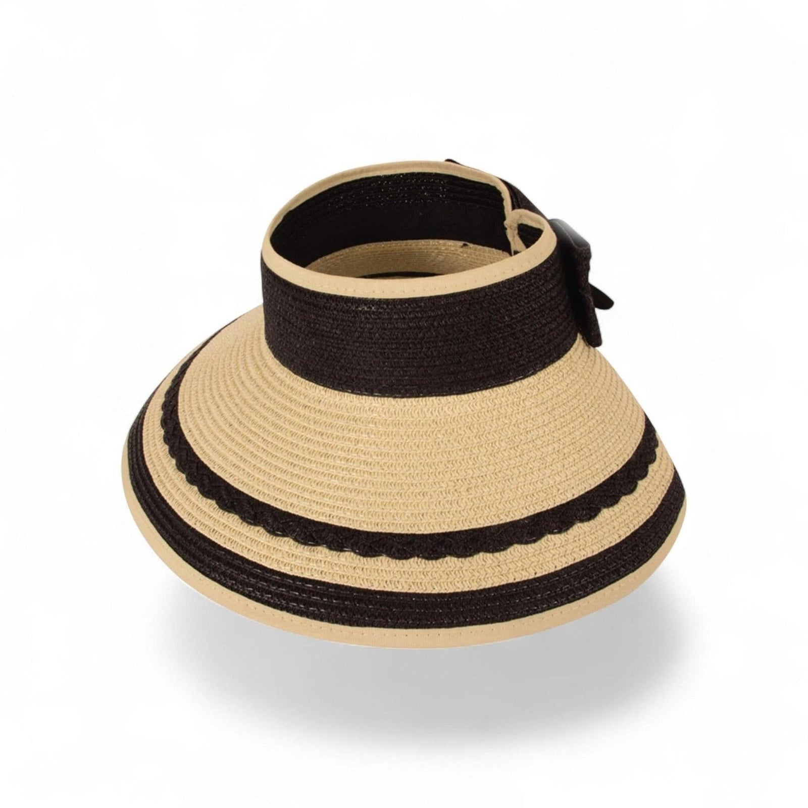 Easy Rollable Straw Visor Hat - Truly Contagious