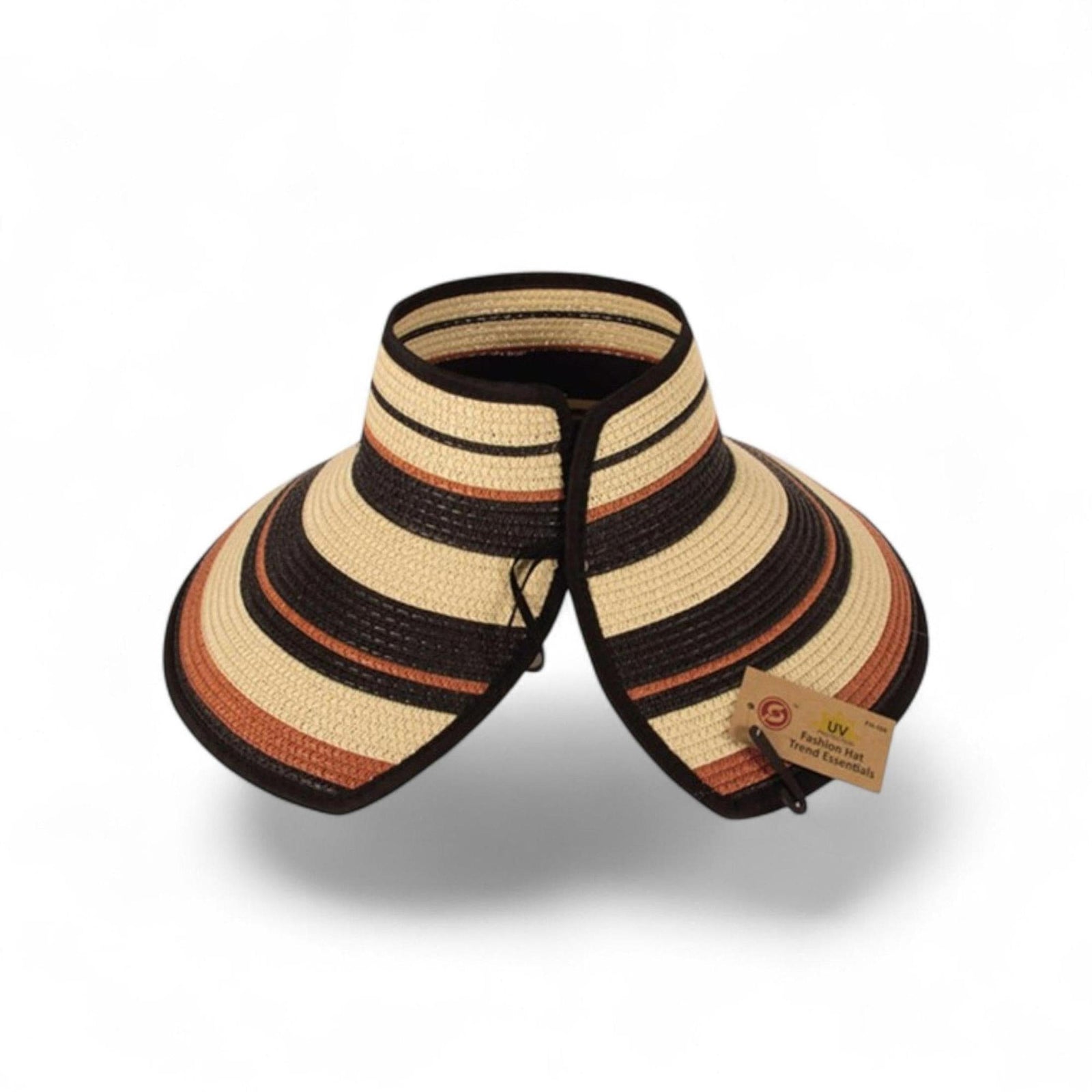 Easy Rollable Straw Visor Hat - Truly Contagious