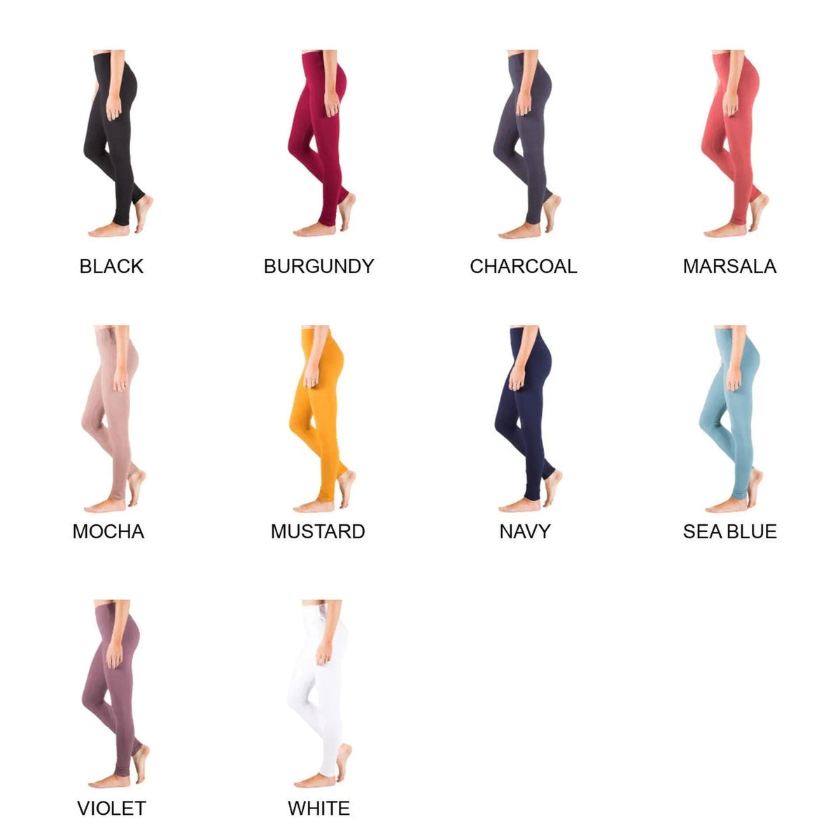 Flat Waist Soft Leggings | (New Mix) - Truly Contagious