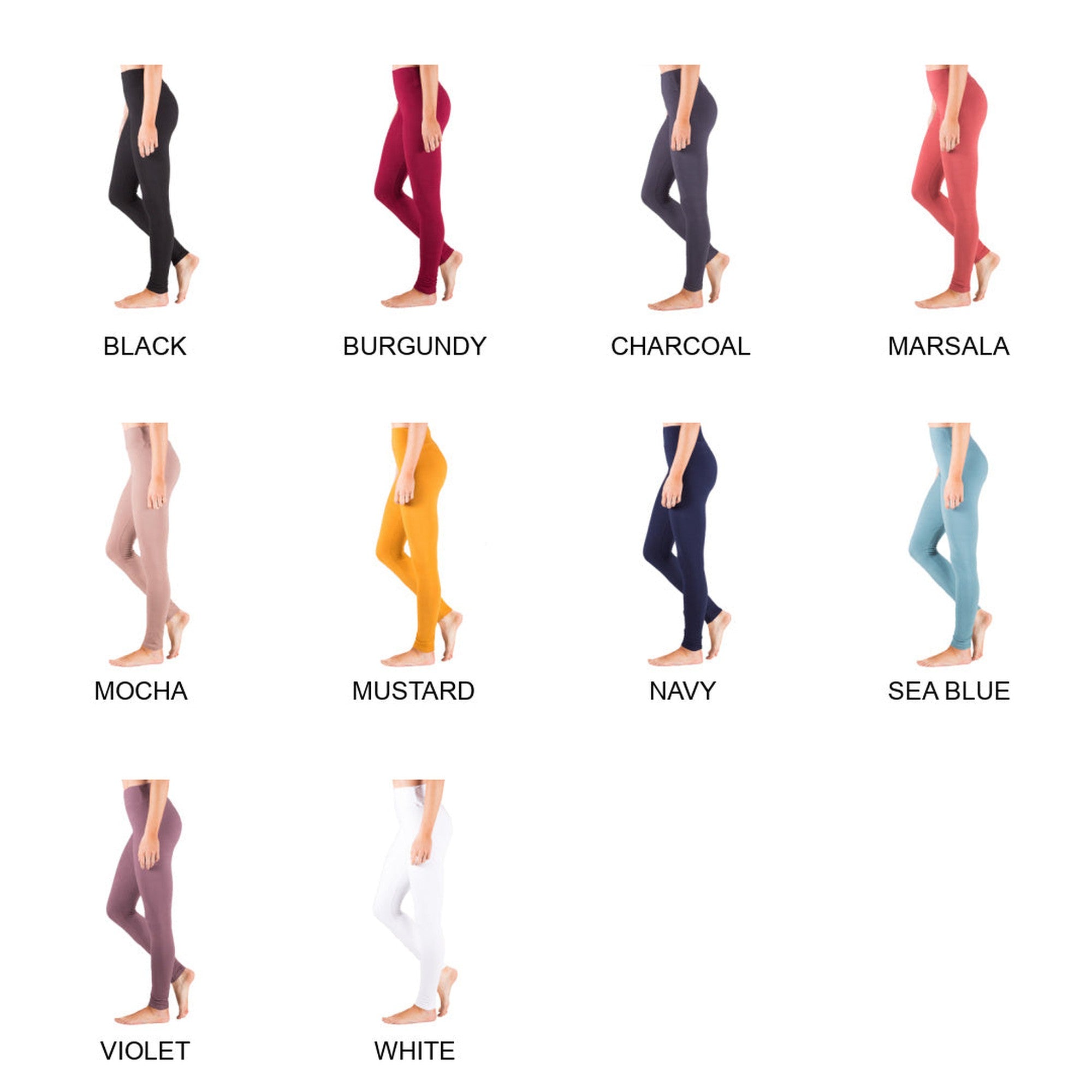Flat Waist Soft Leggings | (New Mix) - Truly Contagious
