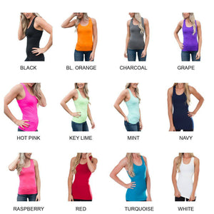 Mid - Length Racerback Tank - Truly Contagious
