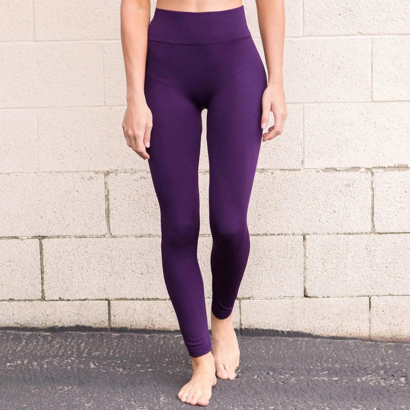 Slimming Fleece Lined Leggings - Truly Contagious - Truly Contagious