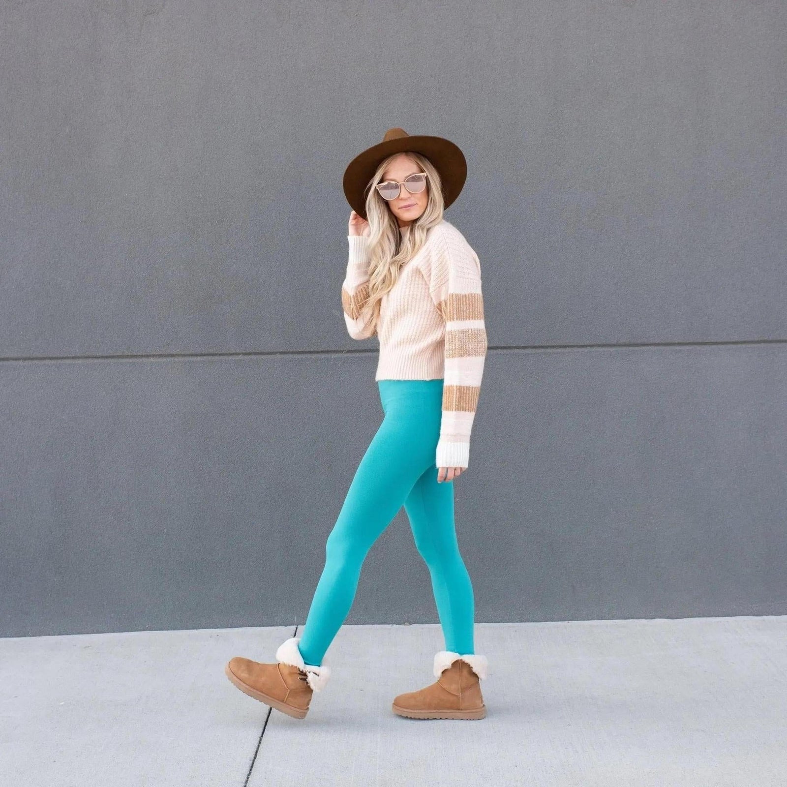 Slimming High Waist Leggings | Non - Lined ( Sofra ) - Truly Contagious