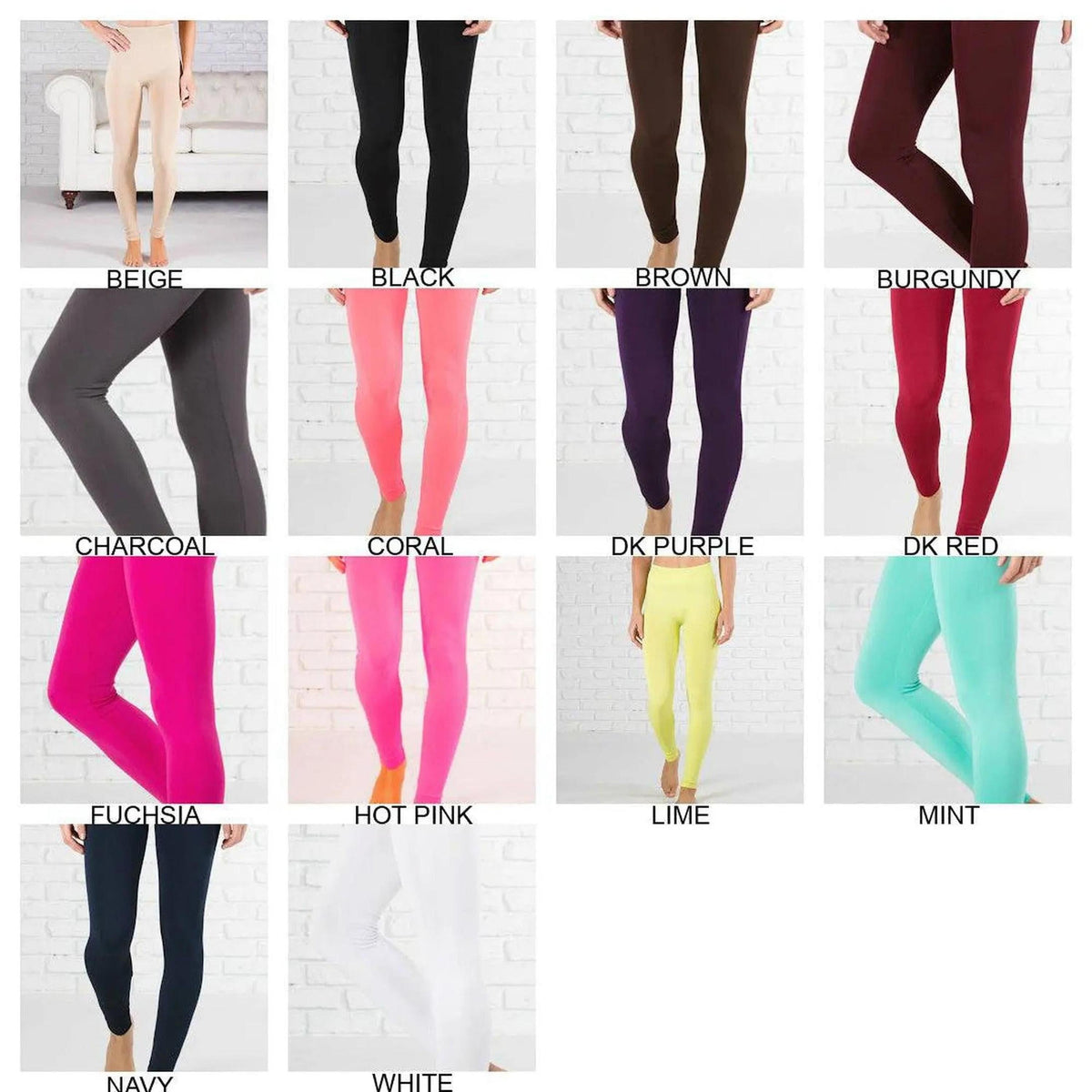 Slimming High Waist Leggings | Non - Lined ( Sofra ) - Truly Contagious