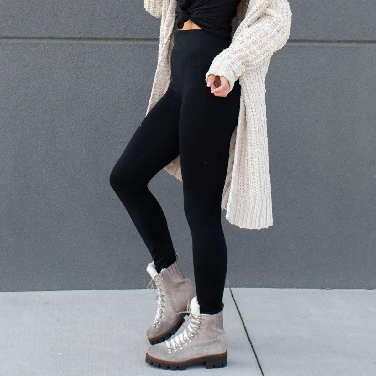 Slimming High Waist Leggings | Non - Lined ( Sofra ) - Truly Contagious