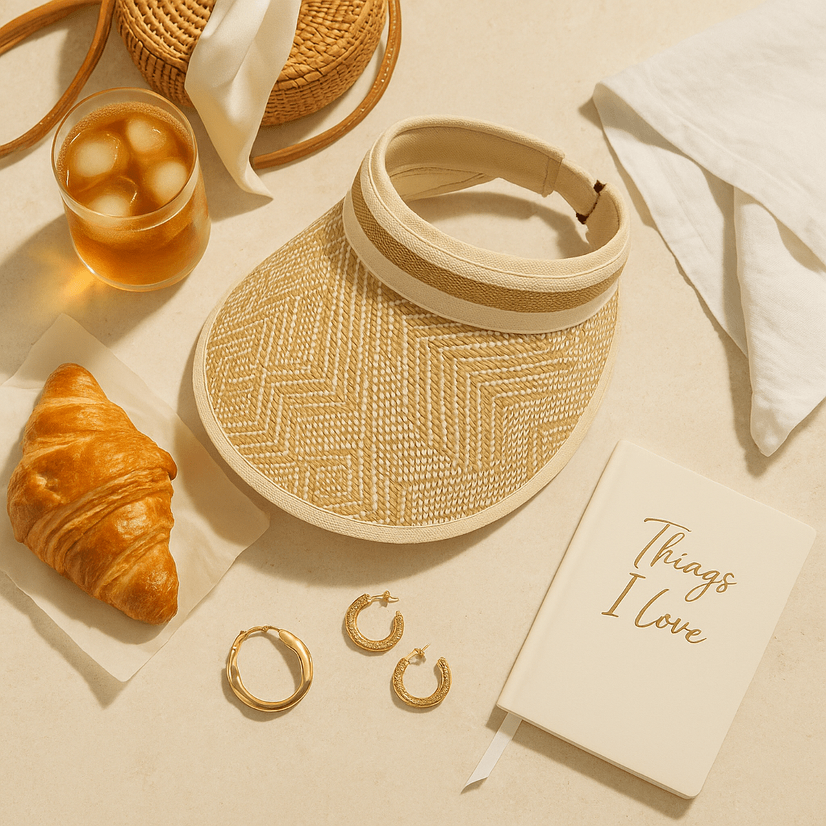 South Western Straw Visor - Truly Contagious