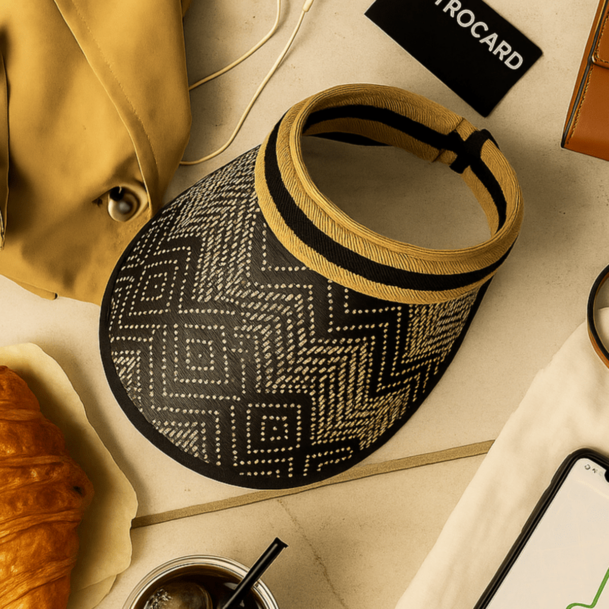 South Western Straw Visor - Truly Contagious