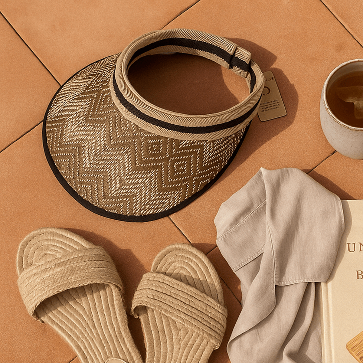 South Western Straw Visor - Truly Contagious