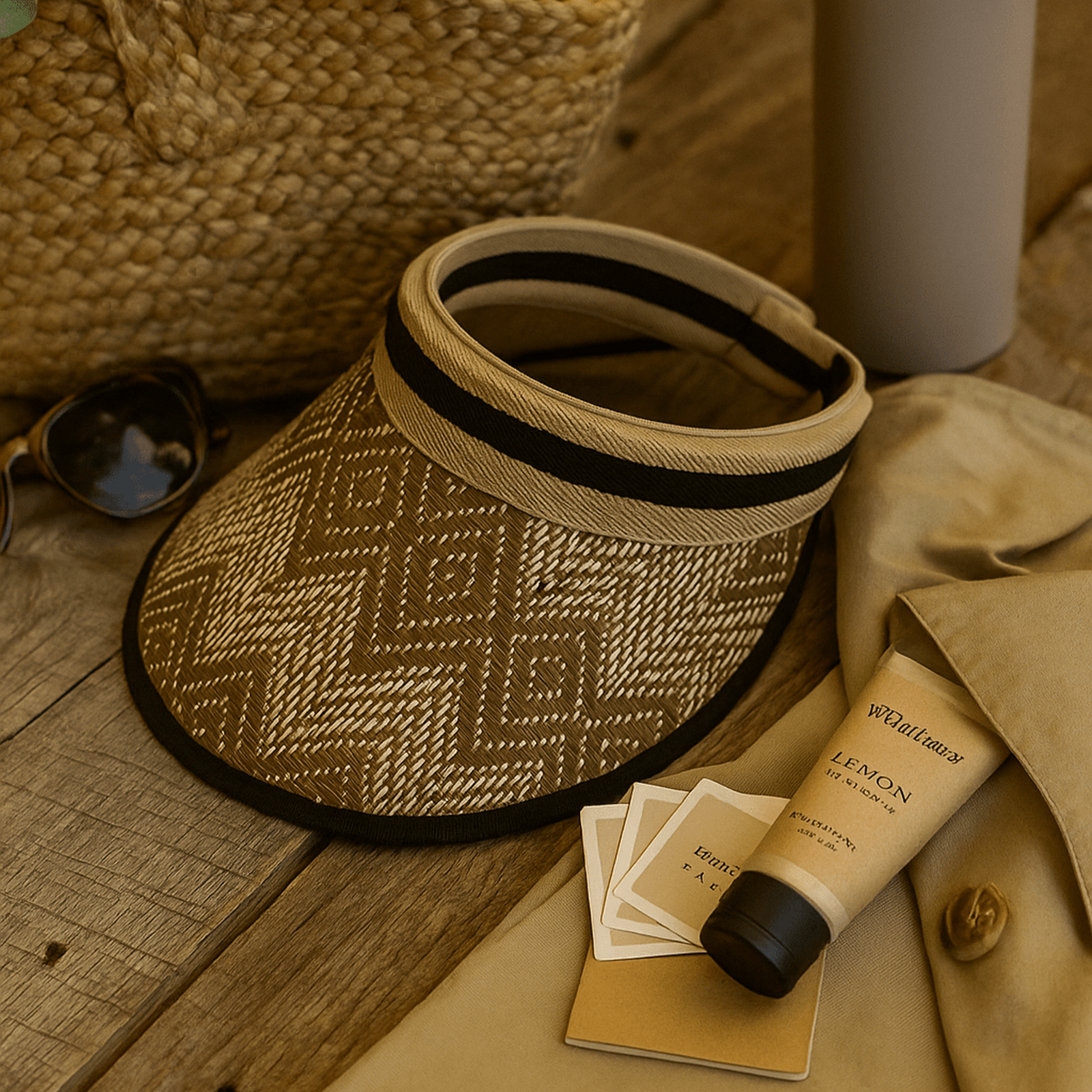 South Western Straw Visor - Truly Contagious