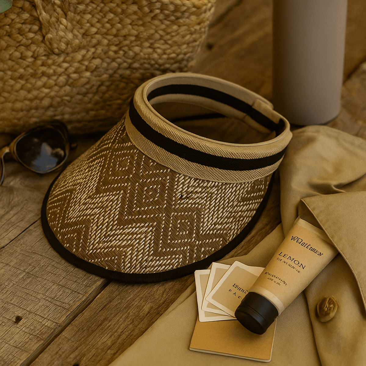 South Western Straw Visor - Truly Contagious