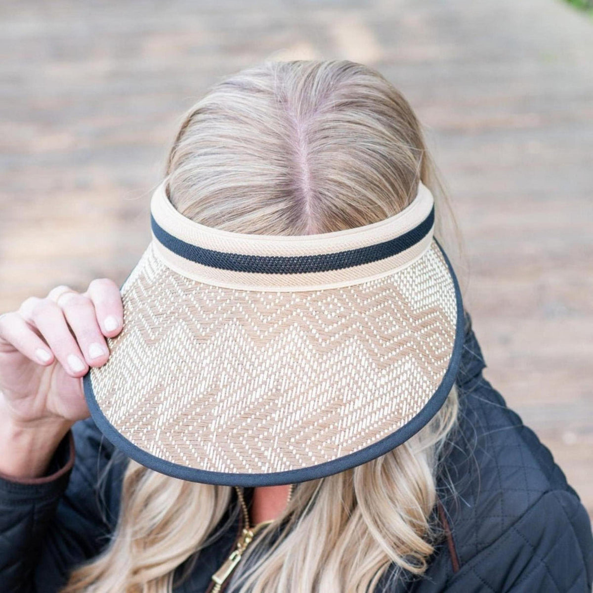 South Western Straw Visor - Truly Contagious