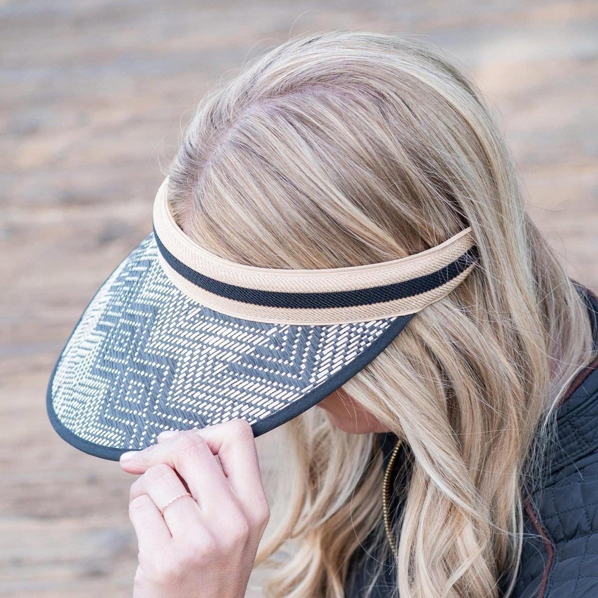 South Western Straw Visor - Truly Contagious