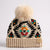 Southwestern Baby/Toddler CC® Beanie with Plush Pom – Slouchy or Fold - Up Cuff, One Size Newborn–12M - Truly Contagious