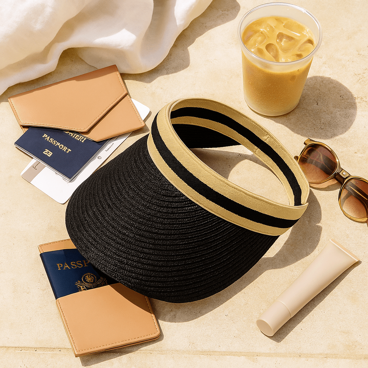 Straw Visor - Truly Contagious