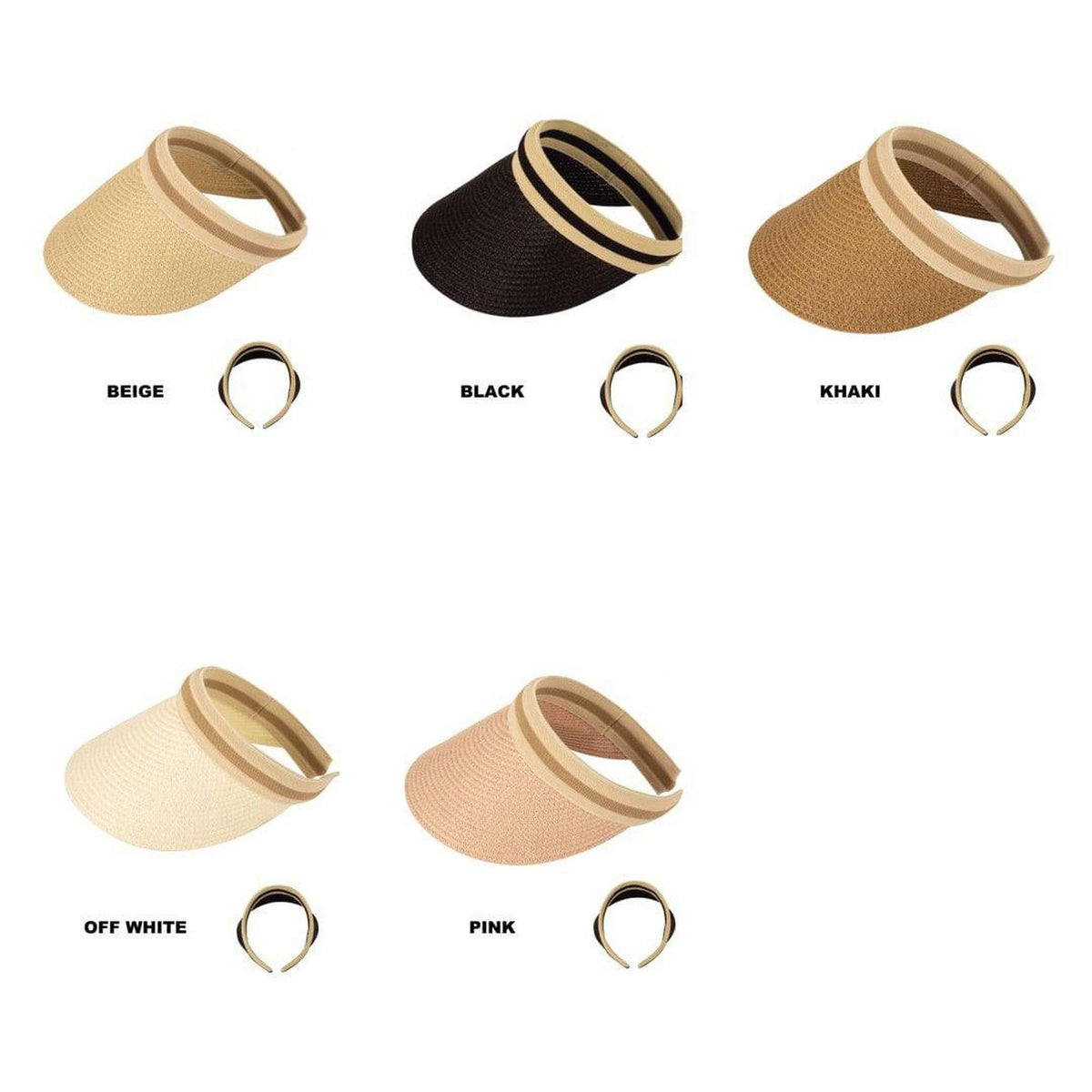 Straw Visor - Truly Contagious