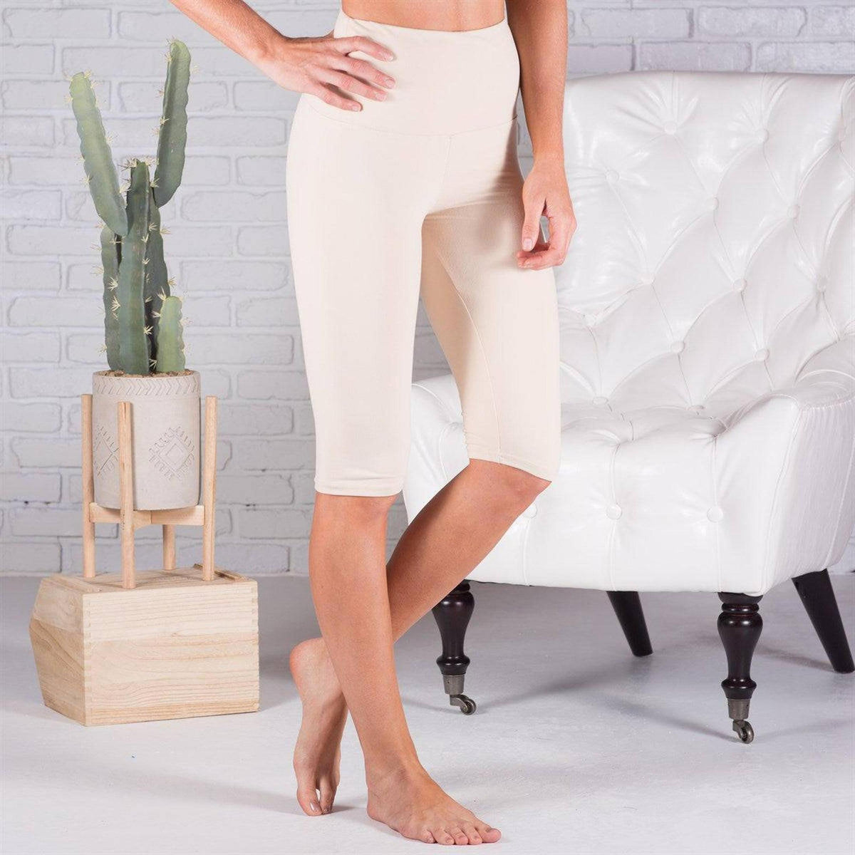 Super Soft 5" Biker Crop Leggings (Truly Contagious) - Truly Contagious