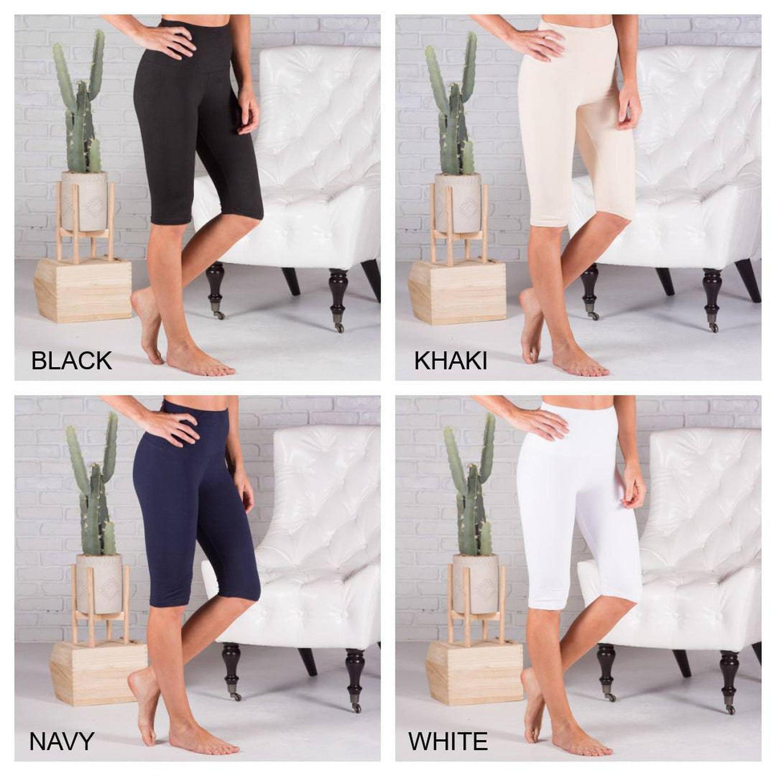 Super Soft 5" Biker Crop Leggings (Truly Contagious) - Truly Contagious