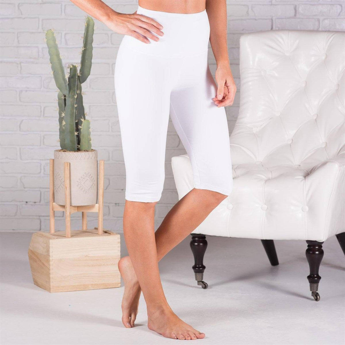 Super Soft 5" Biker Crop Leggings (Truly Contagious) - Truly Contagious