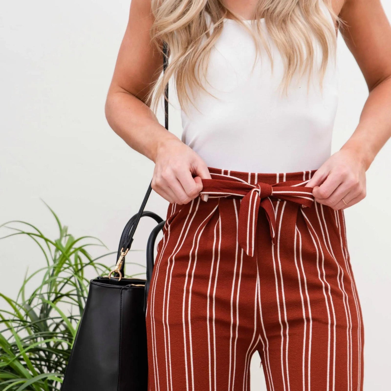 Tie Waist Dress Pant - Truly Contagious