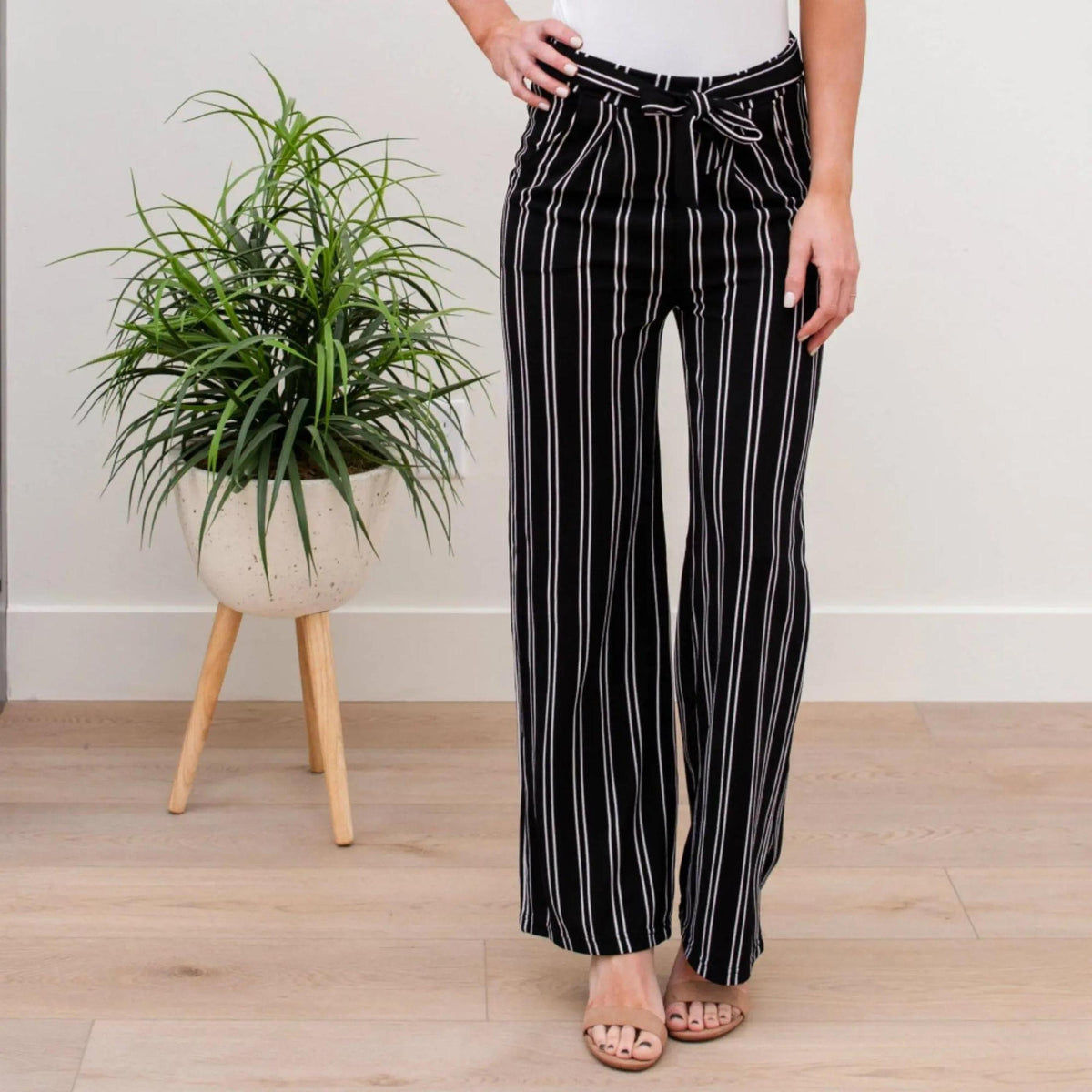 Tie Waist Dress Pant - Truly Contagious