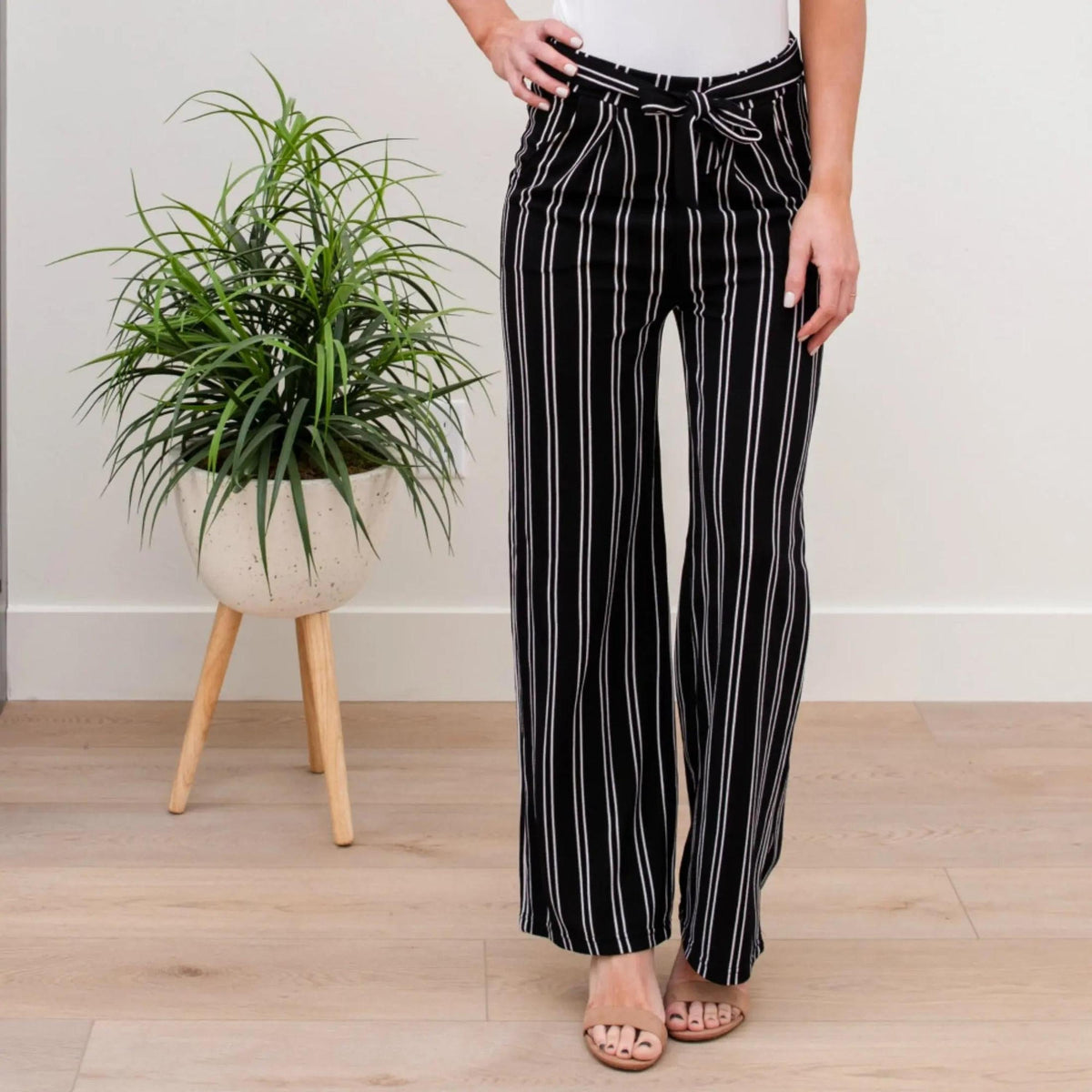 Tie Waist Dress Pant - Truly Contagious