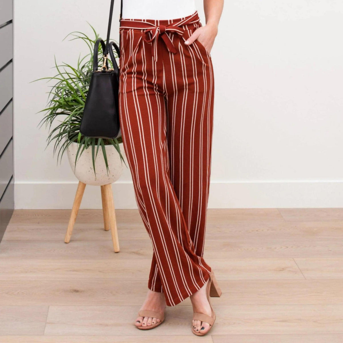 Tie Waist Dress Pant - Truly Contagious