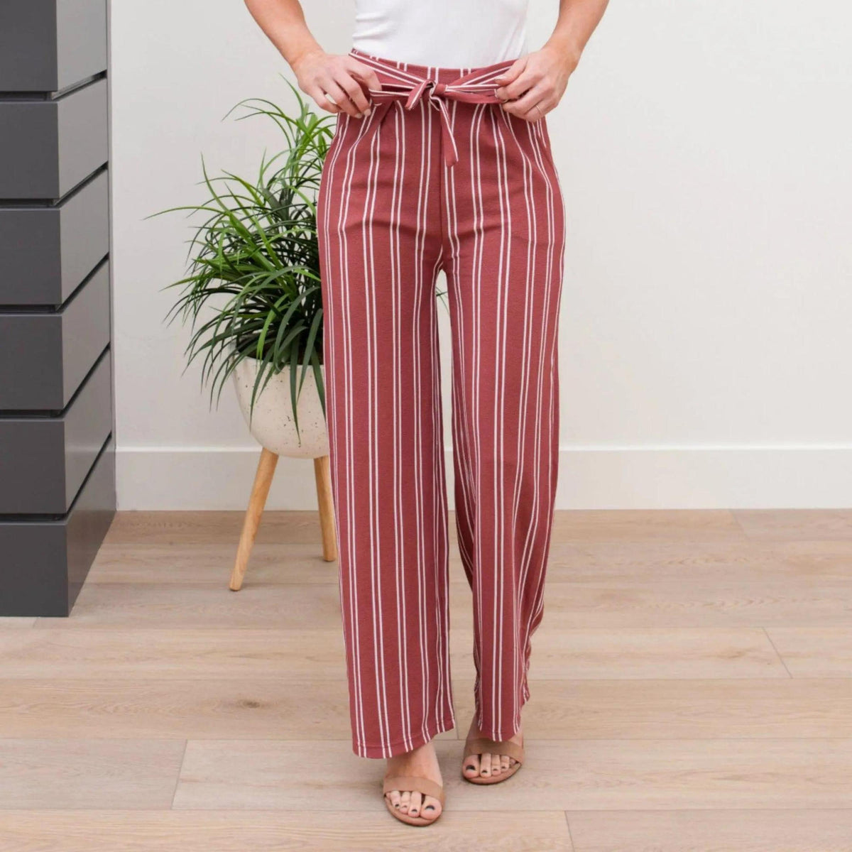 Tie Waist Dress Pant - Truly Contagious