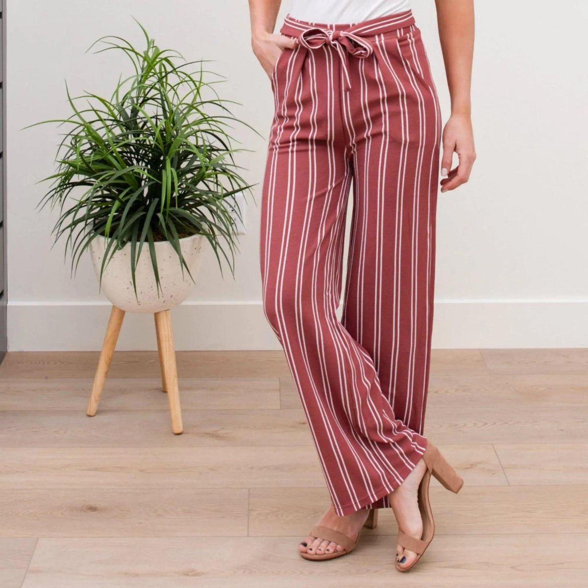 Tie Waist Dress Pant - Truly Contagious