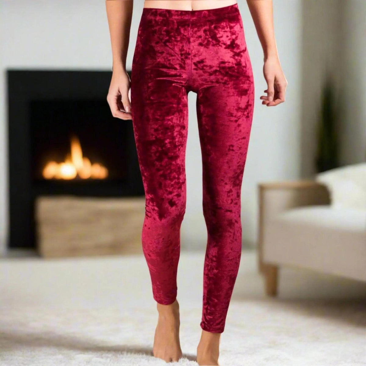 Trending Velvet Leggings (Yelete) - Truly Contagious