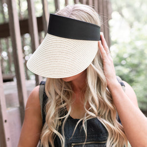 Truly Contagious Adventure Rollable Straw Visor - Truly Contagious