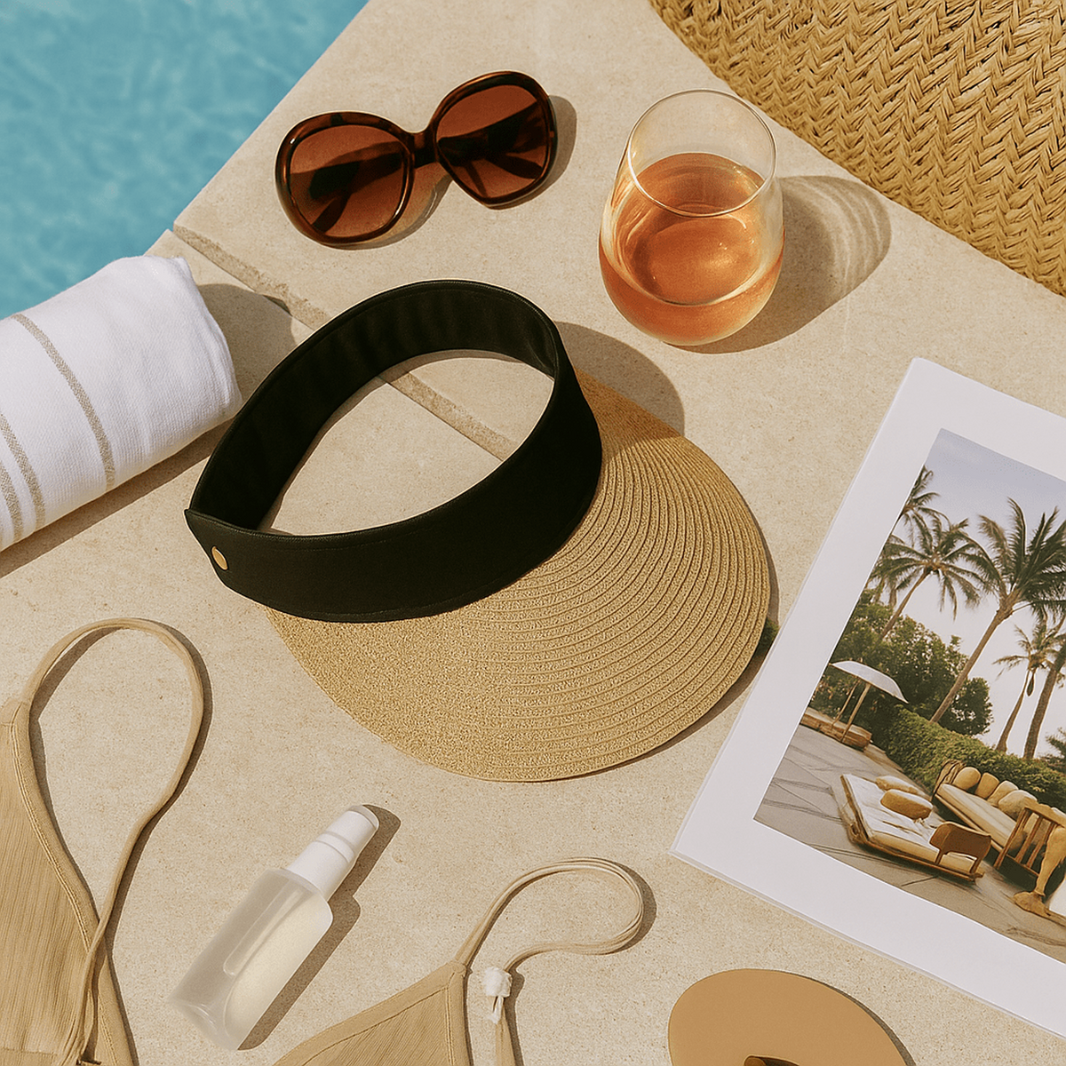 Truly Contagious Adventure Rollable Straw Visor - Truly Contagious