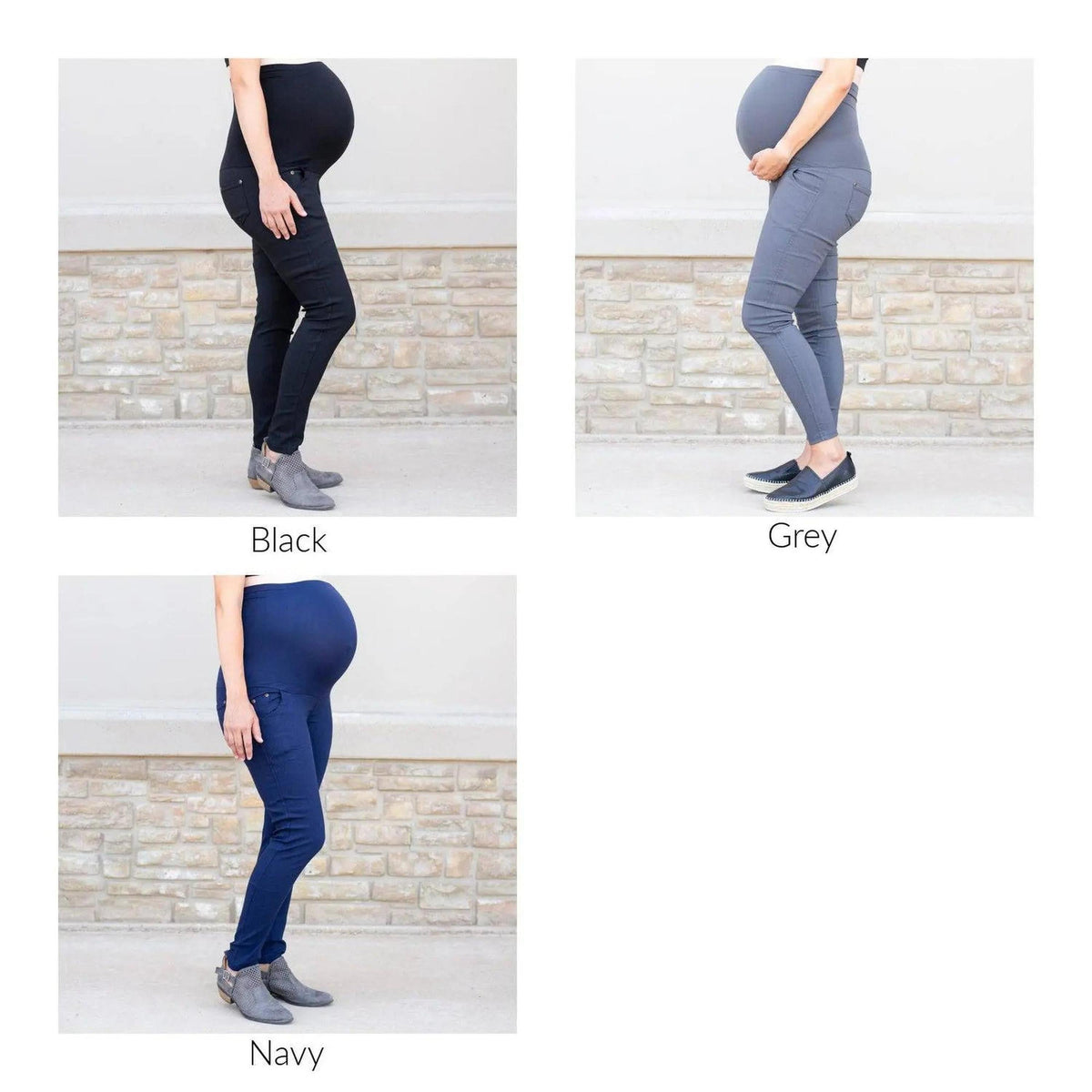 Truly Contagious Premium Stretch Soft High Waisted Jegging for Women - Denim Leggings - Cotton Stretch Blend - Long Maternity (Truly Contagious - New Mix) - Truly Contagious