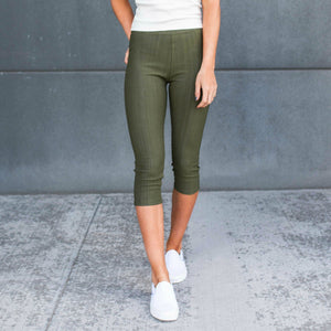 Truly Contagious Premium Stretch Soft High Waisted Jeggings for Women - Denim Leggings - Cotton Stretch Blend - Capri (Truly Contagious - New Mix) - Truly Contagious